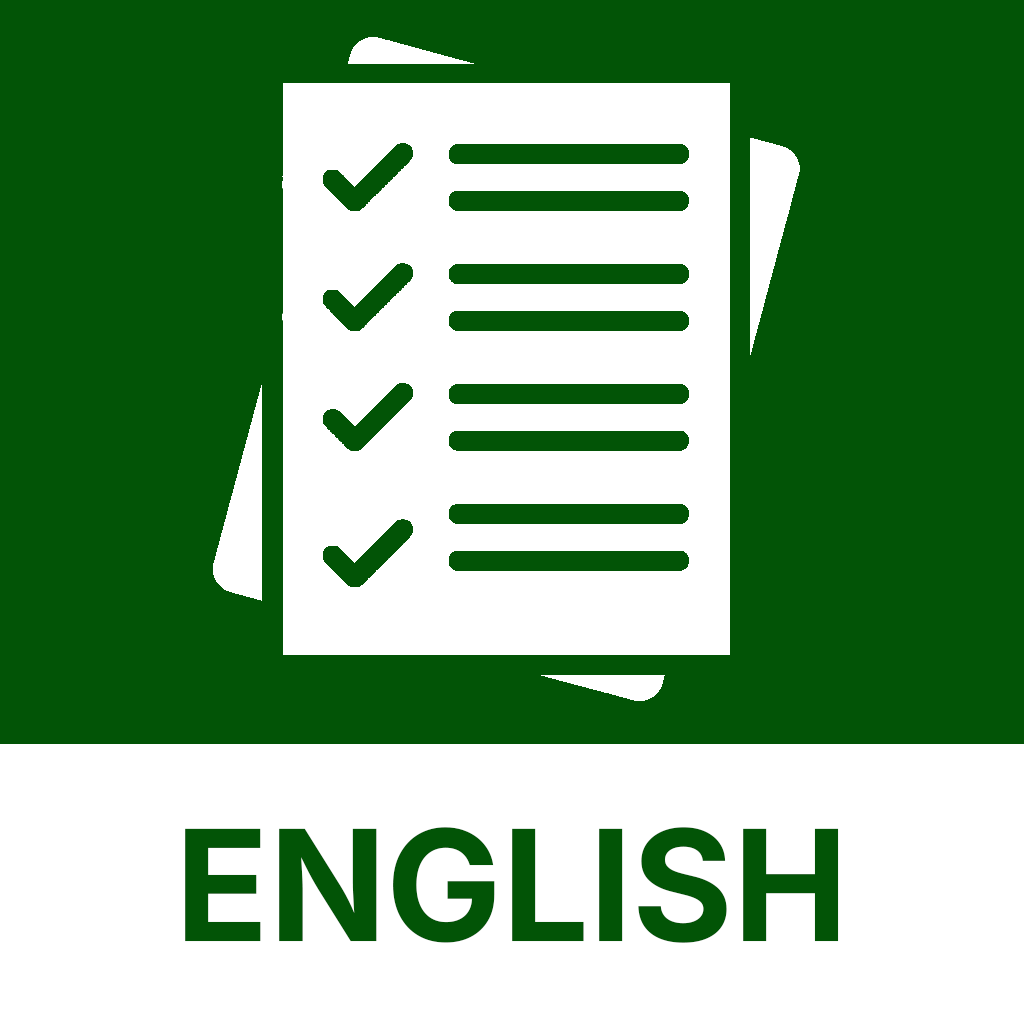English Grammar Test Prep Icon